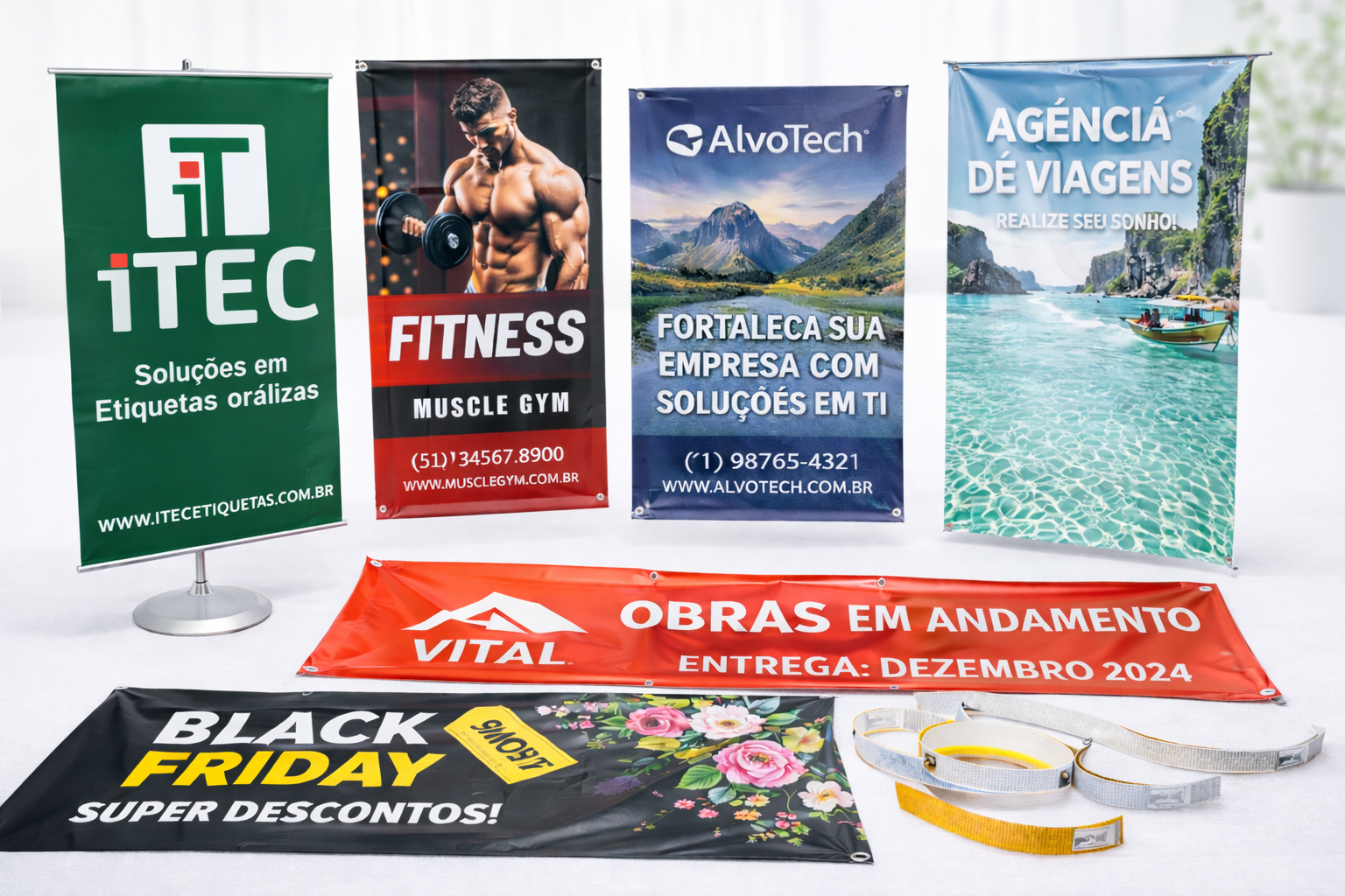 LONAS, BANNERS,TECIDOS E FAIXAS